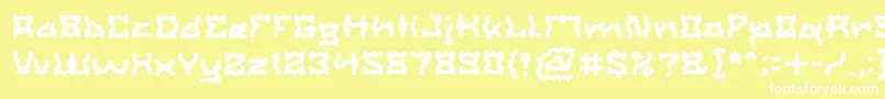 More about ShakeItOff Font ShakeItOff Font – White Fonts on Yellow Background