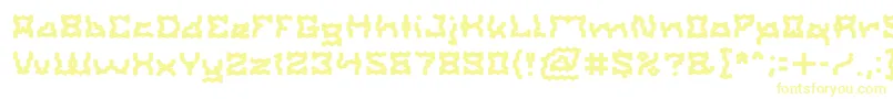 Шрифт ShakeItOff – жёлтые шрифты