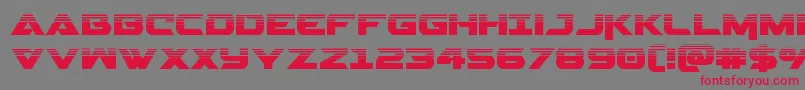 Gemina2half Font – Red Fonts on Gray Background