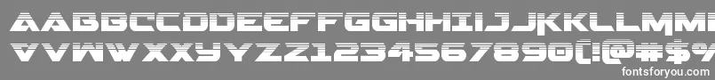 Gemina2half Font – White Fonts on Gray Background