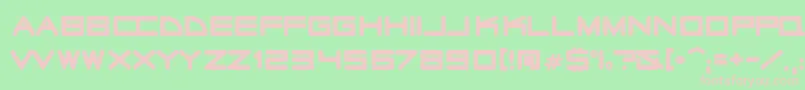 Radiosta Font – Pink Fonts on Green Background