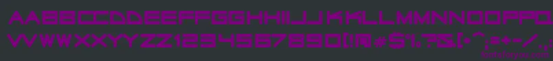 Radiosta Font – Purple Fonts on Black Background