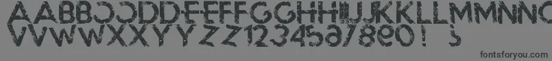 Weitere Informationen zur Blackoutmorning-Schriftart Blackoutmorning-Schriftart – Schwarze Schriften auf grauem Hintergrund