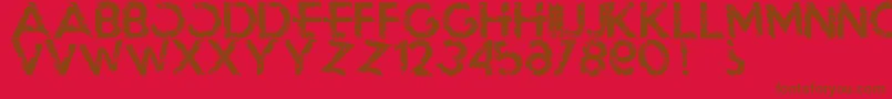 En savoir plus sur la police Blackoutmorning Police Blackoutmorning – polices brunes sur fond rouge