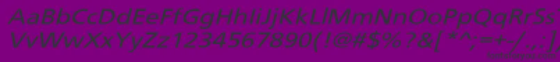 Schranerextob2 Font – Black Fonts on Purple Background