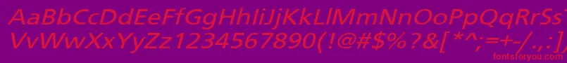 Más sobre la fuente Schranerextob2 fuente Schranerextob2 – Fuentes Rojas Sobre Fondo Morado