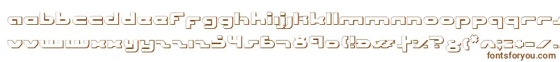 UniSolOutline-fontti – ruskeat fontit valkoisella taustalla