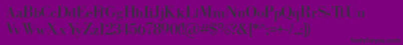 IntellectabodonedTrash Font – Black Fonts on Purple Background