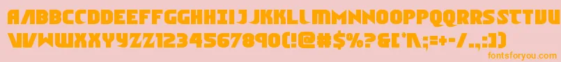 Подробнее о шрифте Ninjagardencond Шрифт Ninjagardencond – оранжевые шрифты на розовом фоне