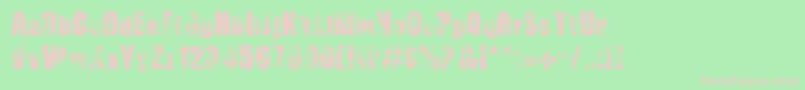 ThirstyForSouls Font – Pink Fonts on Green Background