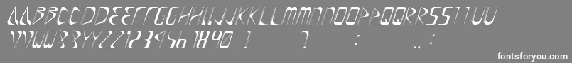 Drift Font – White Fonts on Gray Background