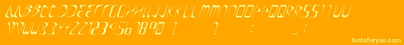 fuente Drift – Fuentes Amarillas Sobre Fondo Naranja