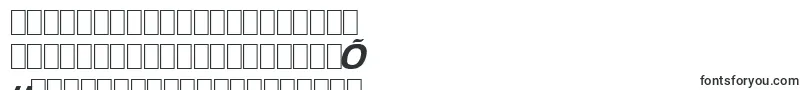 NewtownItalicフォントについての詳細 フォントNewtownItalic – アルメニア文字