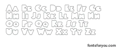 Linotypeblackwhiteoutline Font