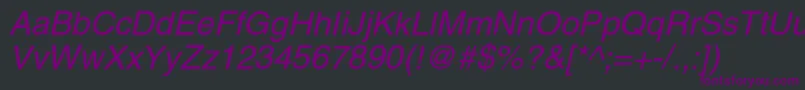 Saiba mais sobre a fonte AglettericacItalic Fonte AglettericacItalic – fontes roxas em um fundo preto