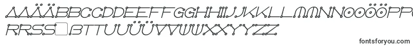 AnglocelestialBoldItalic-fontti – saksalaiset fontit