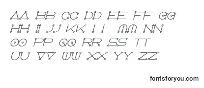AnglocelestialBoldItalic Font