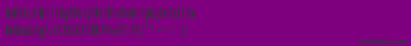 SambeltigoClean Font – Black Fonts on Purple Background