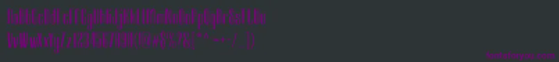 SambeltigoClean Font – Purple Fonts on Black Background