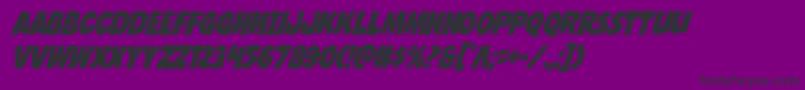 Weitere Informationen zur Jcandlestickcond-Schriftart Jcandlestickcond-Schriftart – Schwarze Schriften auf violettem Hintergrund