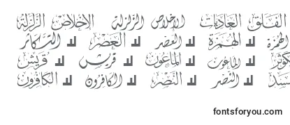 Review of the McsSwerAlQuran4 Font