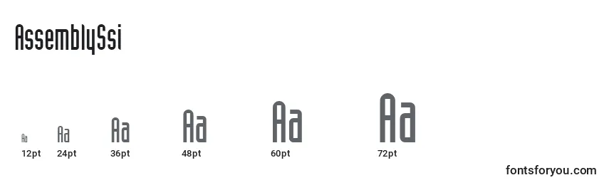 AssemblySsi Font Sizes