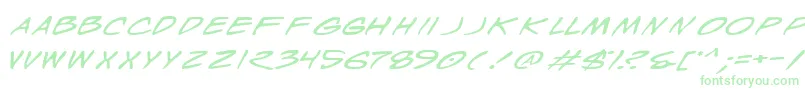 WyldStallynsExtended Font – Green Fonts on White Background