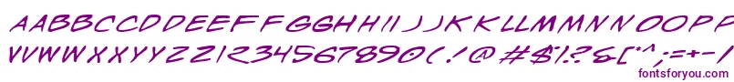 WyldStallynsExtended Font – Purple Fonts on White Background
