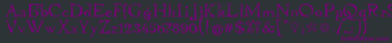 TembleitcTt Font – Purple Fonts on Black Background