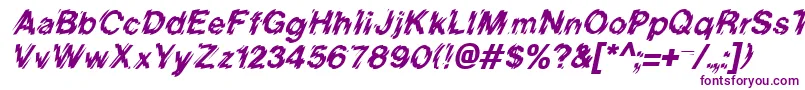 fuente BlurItalic – Fuentes Moradas