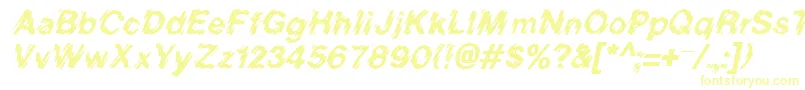 BlurItalic Font – Yellow Fonts