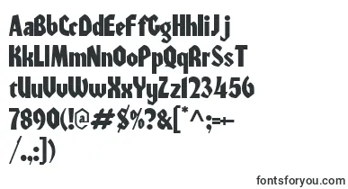 Valiant font – stencil Fonts