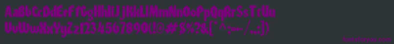 Valiant Font – Purple Fonts on Black Background