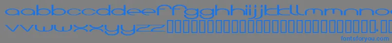 HoodooTwo Font – Blue Fonts on Gray Background