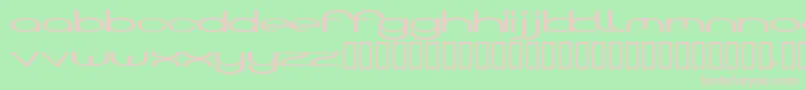 HoodooTwo Font – Pink Fonts on Green Background