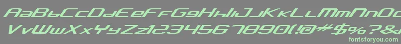 Concav2 Font – Green Fonts on Gray Background