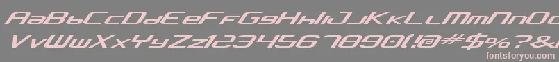 Concav2 Font – Pink Fonts on Gray Background