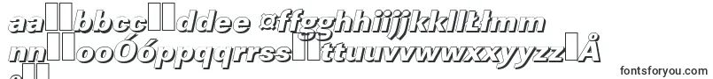 LinearshHeavyItalic Font – Polish Fonts