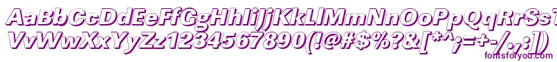 LinearshHeavyItalic Font – Purple Fonts