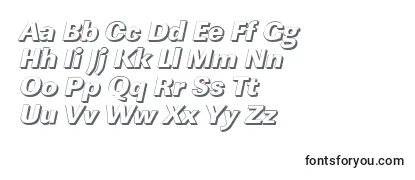 LinearshHeavyItalic Font
