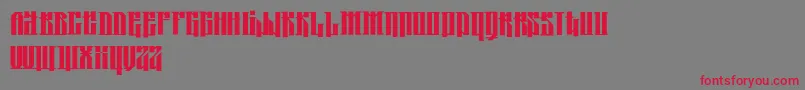 KoljaBlack Font – Red Fonts on Gray Background