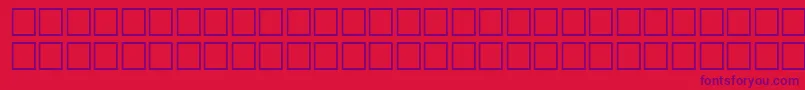 FetchRegular Font – Purple Fonts on Red Background
