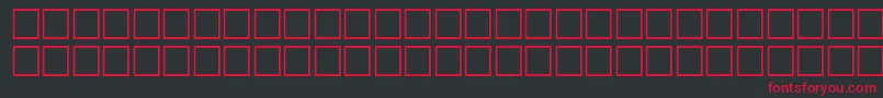 FetchRegular Font – Red Fonts on Black Background