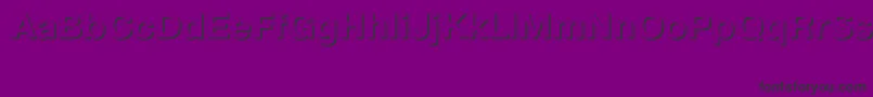 Prs75C Font – Black Fonts on Purple Background