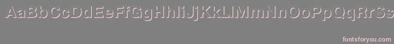 Prs75C Font – Pink Fonts on Gray Background