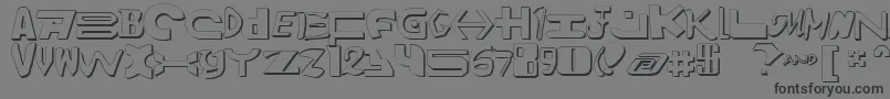 Amalgams2 Font – Black Fonts on Gray Background