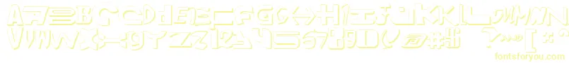 Amalgams2 Font – Yellow Fonts on White Background