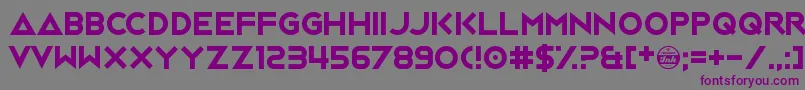 JackFrost Font – Purple Fonts on Gray Background