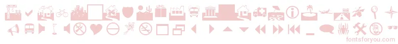 WebsByMalre-Schriftart – Rosa Schriften auf weißem Hintergrund