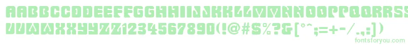 Шрифт FillmoreRegular – зелёные шрифты